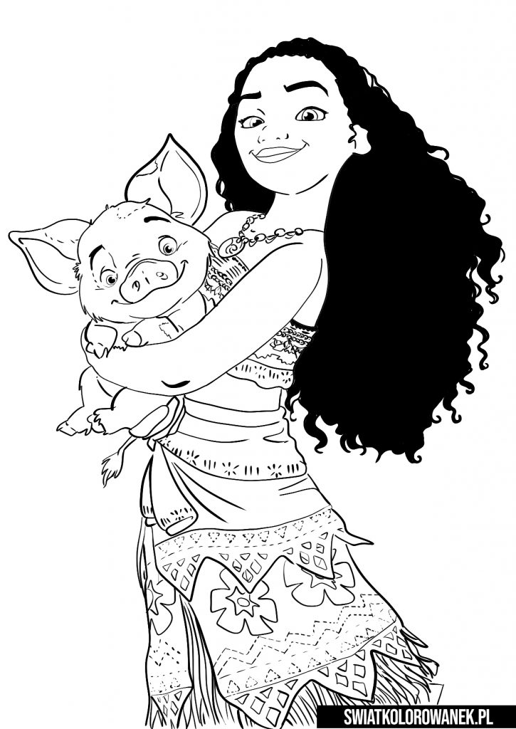 Moana Coloring Book: Coloring Book for Kids