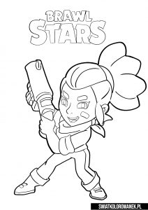 Coloring Book Brawl Stars Shelly