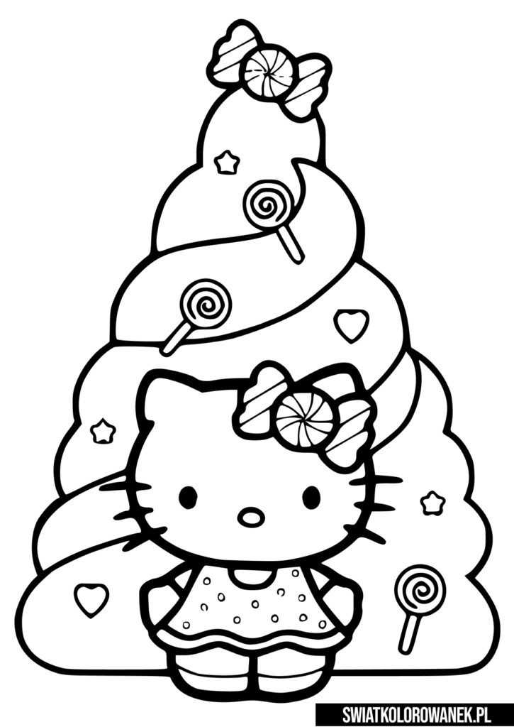 Kolorowanka Hello Kitty