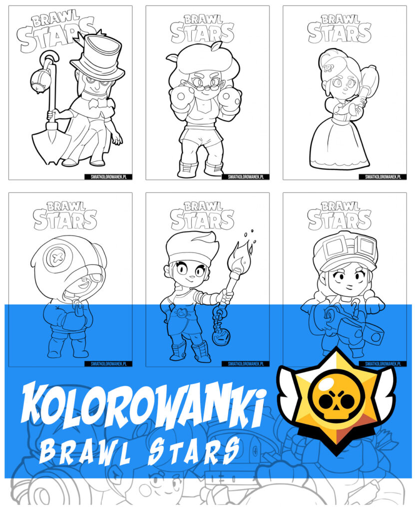 Kolorowanki Brawl Stars