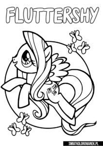 My Little Pony Fluttershy Kolorowanka