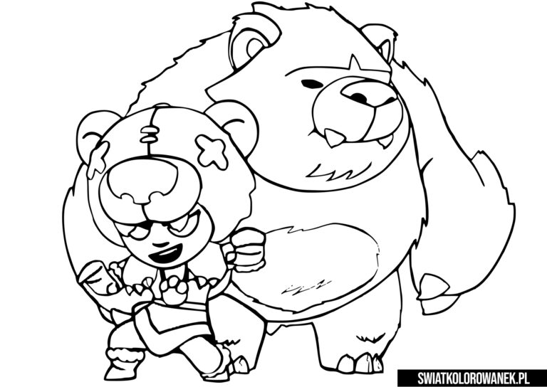 Nita BrawlStars Kolorowanki