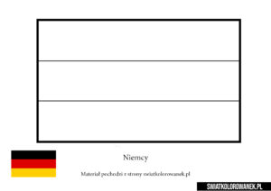 Kolorowanka Flaga Niemiec