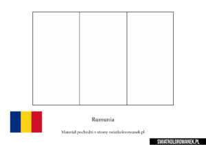 Kolorowanka Flaga Rumunii