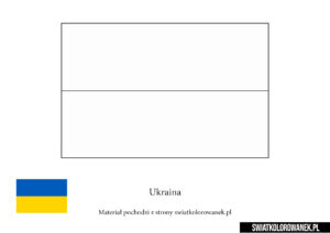 Kolorowanka Flaga Ukrainy