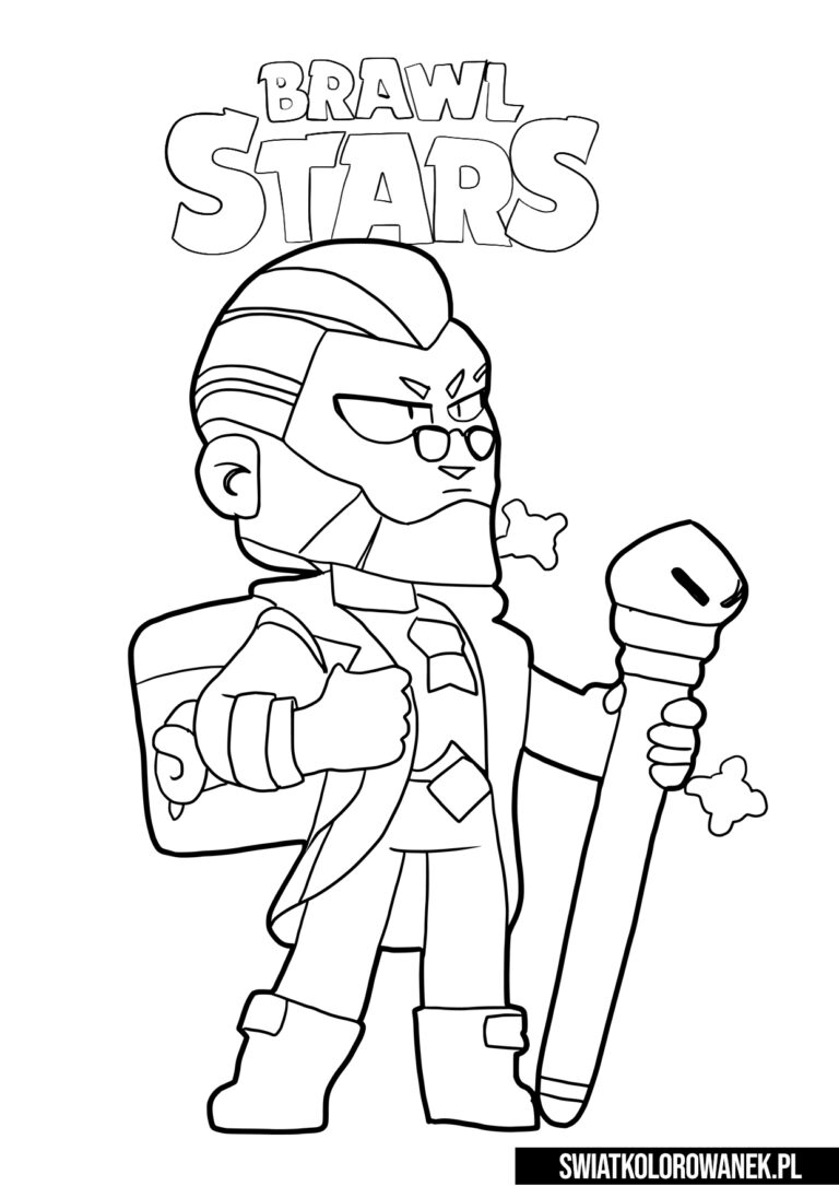 Kolorowanka Byron Brawl Stars