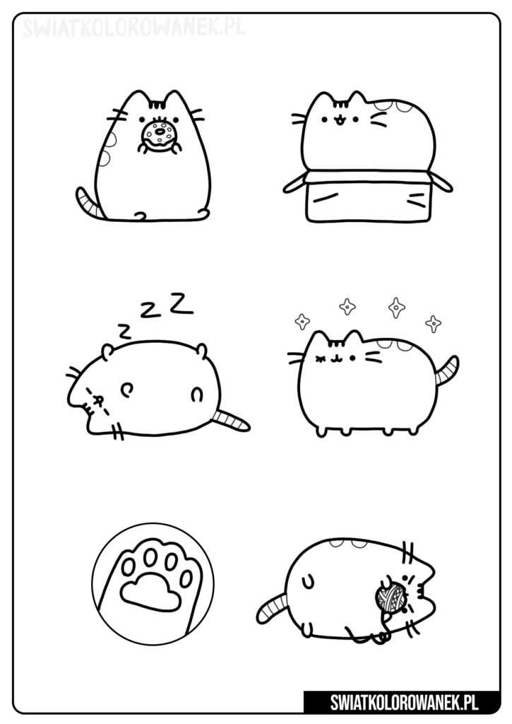 Kolorowanka MIX Pusheen