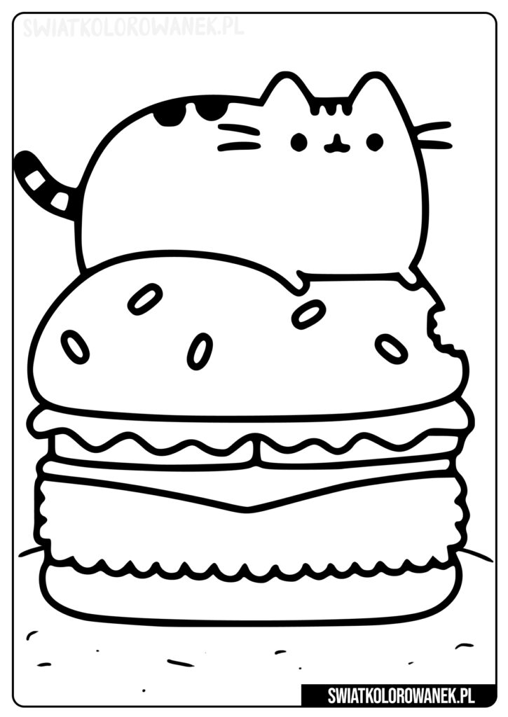 Kolorowanki Pusheen