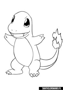 Charmander Kolorowanki Pokemon