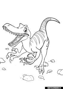 Dinozaur kolorowanka