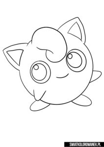 Jigglypuff Kolorowanka Pokemon