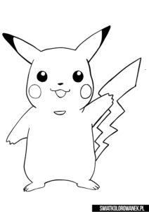 Kolorowanka z Pikachu