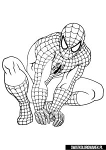 Kolorowanki do druku Spiderman
