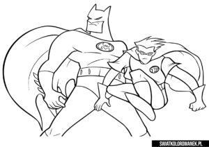 Batman i Robin. Kolorowanki Batman.