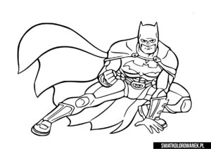 Batman kolorowanka dla dzieci