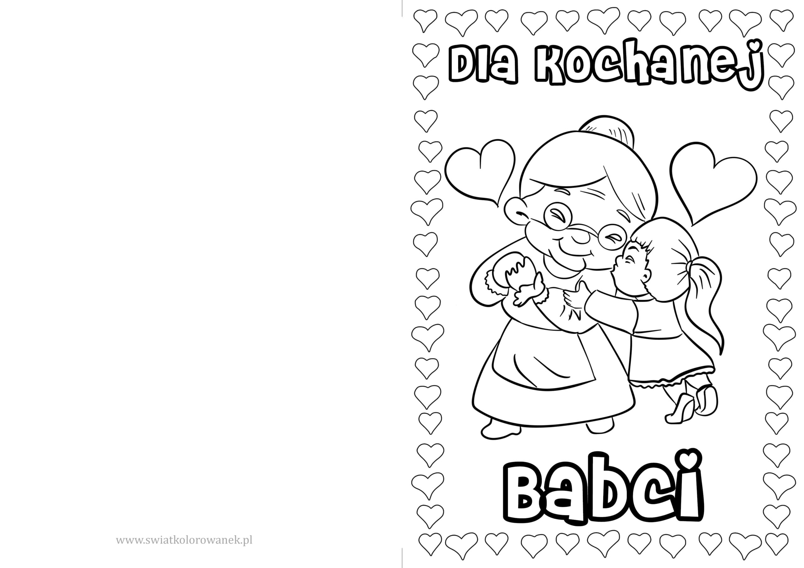 Laurka Dla Babci I Dziadka Do Wydruku