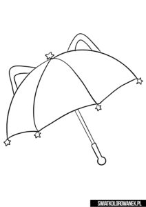 Kolorowanka parasol