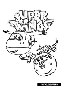 Super Wings Kolorowanki dla dzieci