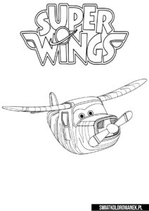 Malowanka Super Wings do pobrania