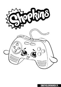 GamePad Shopkins Kolorowanki