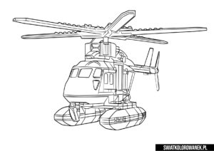 Helikopter Kolorowanki Lego City