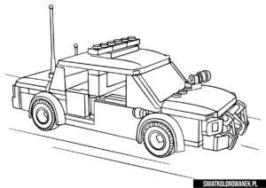 Kolorowanki Lego City Samochód