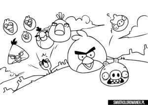 Malowanki do pobrania Angry Birds