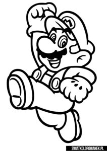 Kolorowanki Nintendo Mario