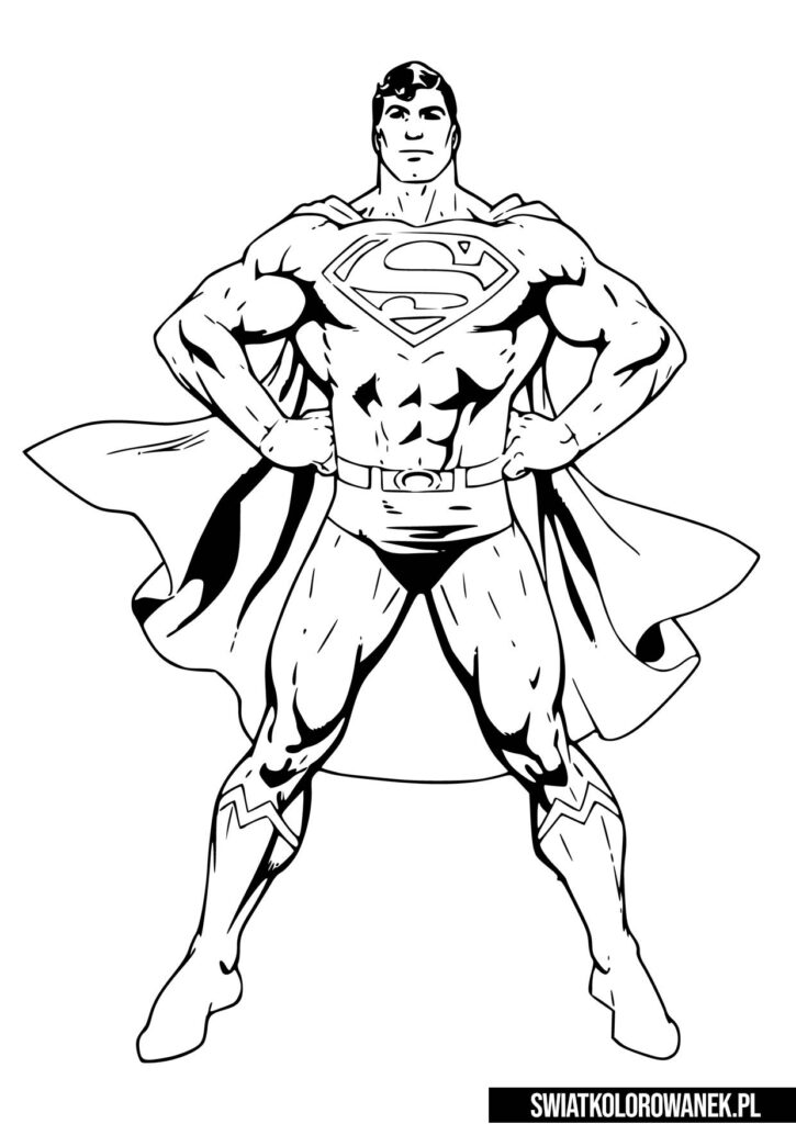 Malowanki Superman