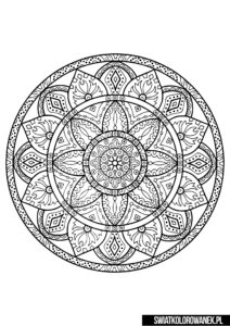 Mandala Kolorowanka 3