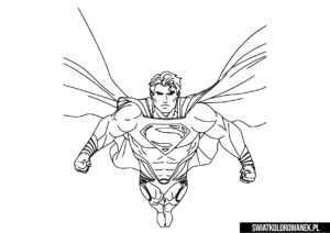 Superman Clark Kent Kolorowanki