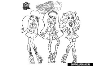 Dziewczyny z Monster High kolorowanki