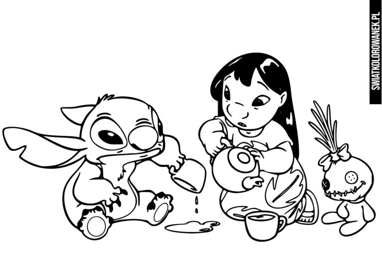 Lilo i Stich Malowanka