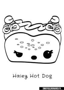 Haley Hot Dog Kolorowanka Num Noms