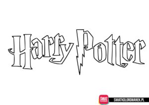 Kolorowanka Logo Harry Potter