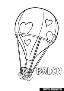Kolorowanka Balon