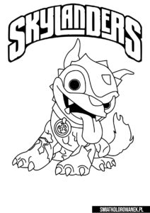 Kolorowanka Skylanders Dog