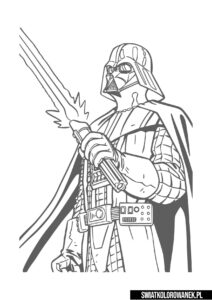 Darth Vader kolorowanka