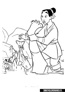 Kolorowanki Mulan II