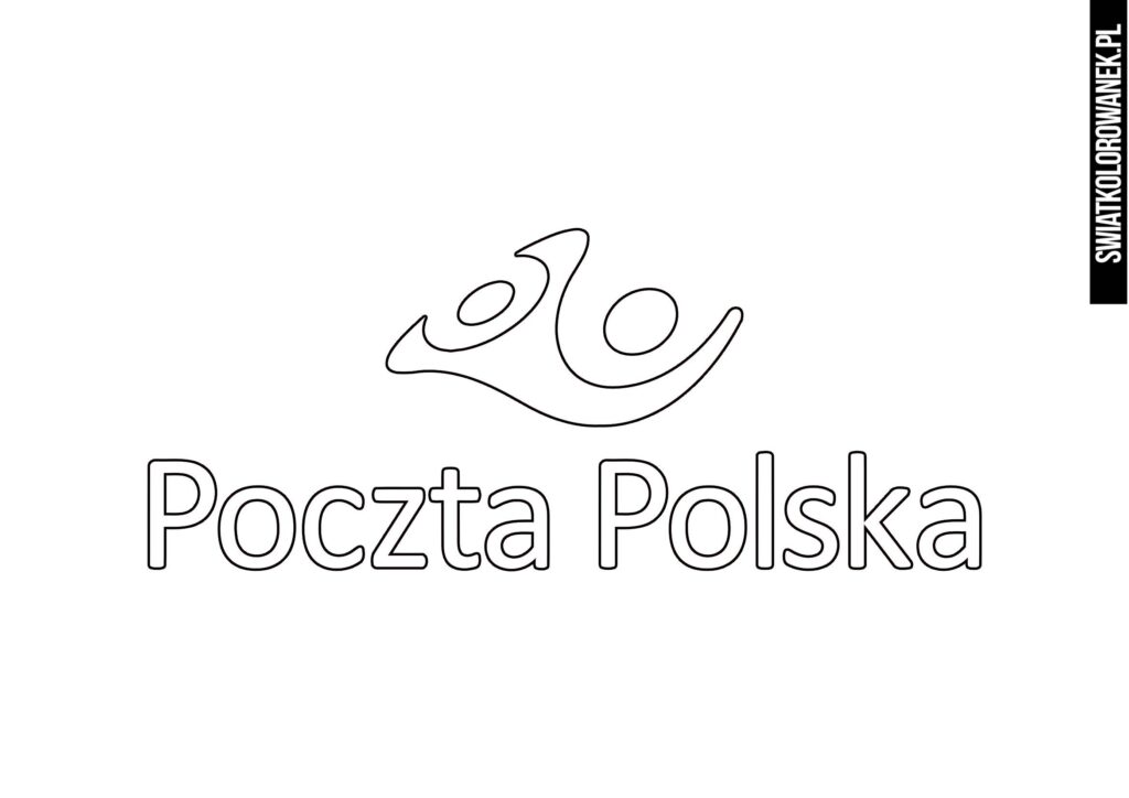 Dzień Poczty Polskiej Kolorowanka Znak Poczty