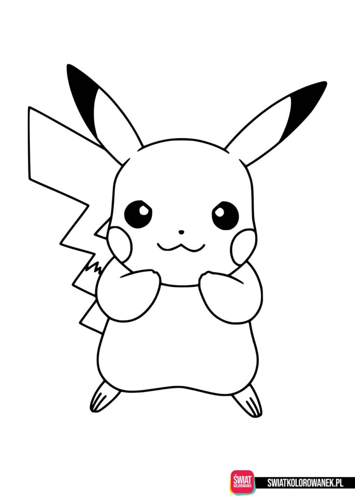 Pikachu kolorowanki