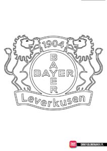 Bayer Leverkusen kolorowanka