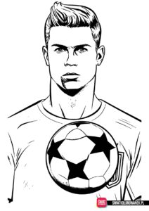 Cristiano Ronaldo kolorowanka
