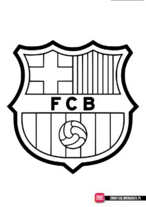 FC Barcelona kolorowanka logo