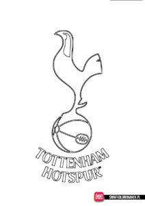 Kolorowanka logo Tottenham Hotspur