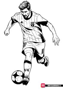 Messi kolorowanka