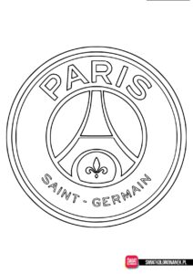 Paris Saint Germain kolorowanka