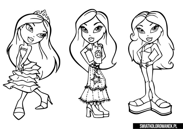 Bratz Kolorowanki do druku