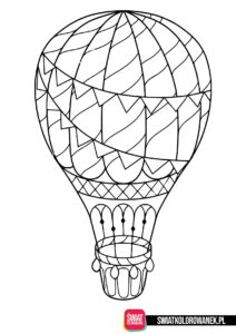 Malowanka z balonem