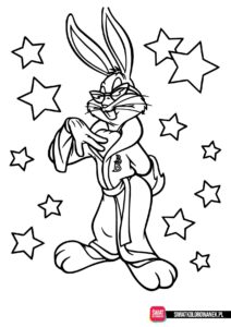 Bugs Bunny kolorowanka